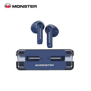 最新Bluetooth5.3　Monstaerクリアケース ワイヤレスイヤホン
