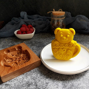 wooden cookie mold
