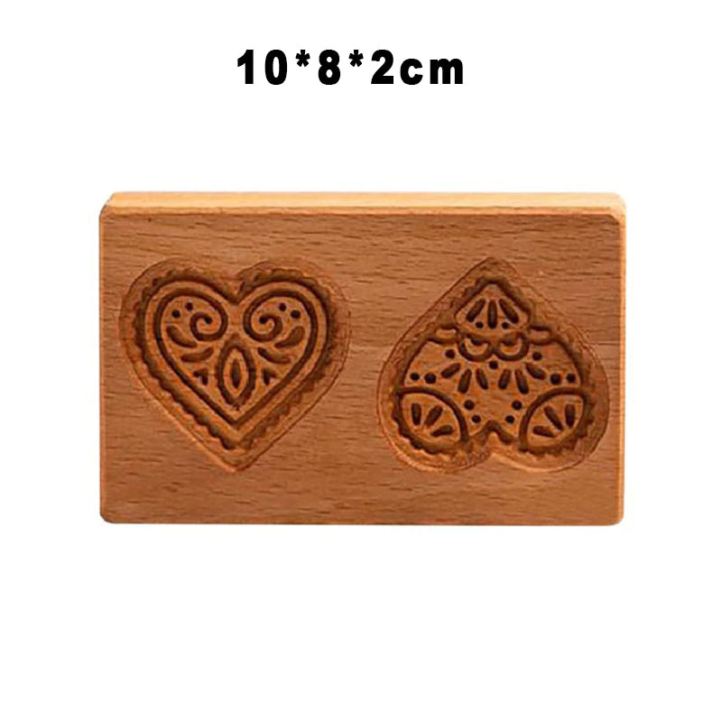 wooden cookie mold