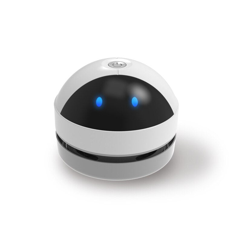 Cute Robot Design Mini Portable Vacuum Cleaner