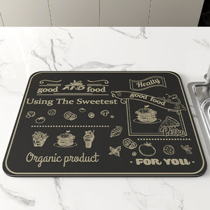 Super Absorbent Stylish Kitchen Tableware Dry Mat