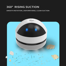 Load image into Gallery viewer, Cute Robot Design Mini Portable Vacuum Cleaner
