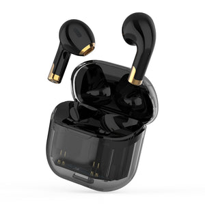 Latest Bluetooth5.3 Clear Case Digital Noise Canceling Wireless Earphones