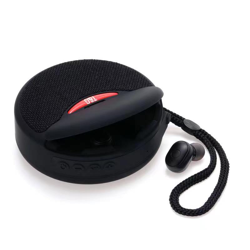 Bluetooth 2in1 portable wireless earphone & bluetooth speaker