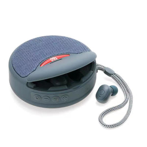 Bluetooth 2in1 portable wireless earphone &amp; bluetooth speaker